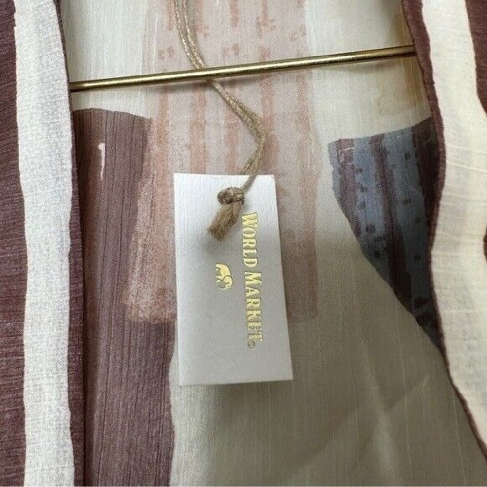 World Market Kimono Cardigan Swim Cover Up One Size - Picture 6 of 12